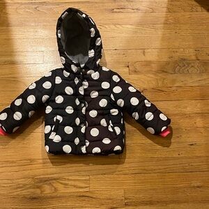 Polka Dot Puffer Jacket